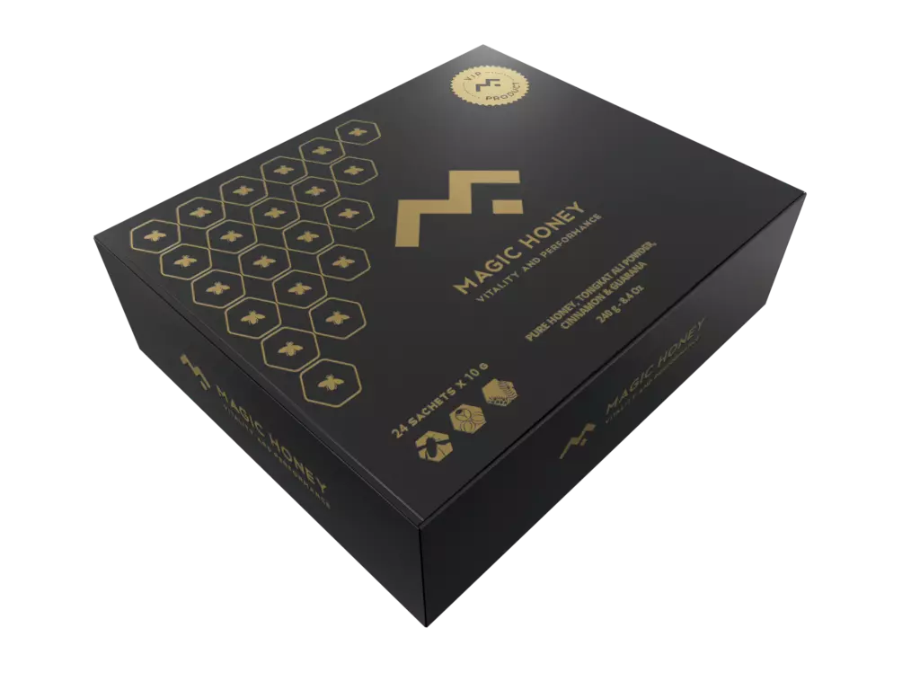 CAJA DE 24 SOBRES (10 GRAMOS CADA UNO) - Magic Honey