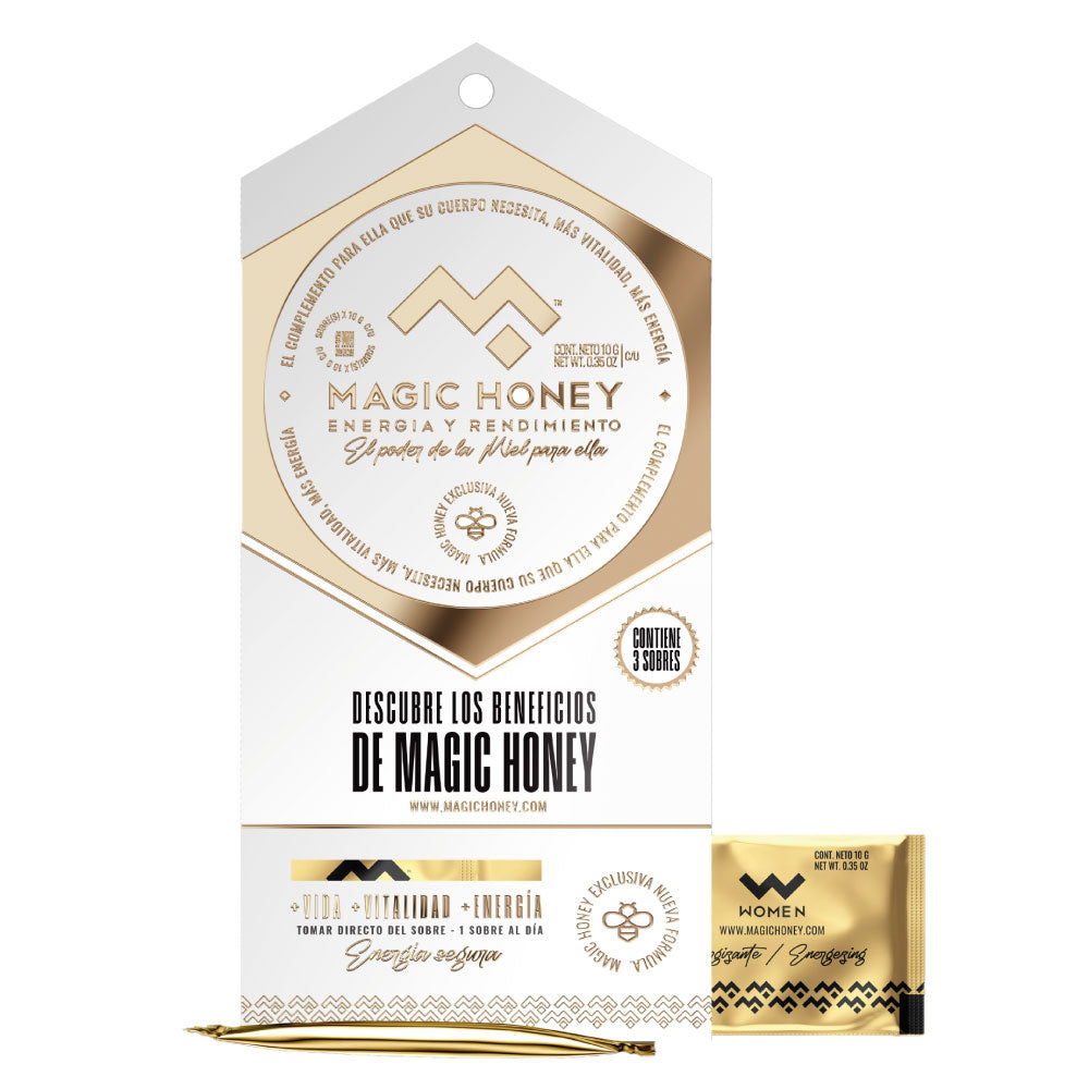 BLISTER OF 3 SACHETS FOR WOMEN (10 GRAMS EACH) - Magic Honey